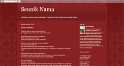 Desktop Screenshot of nurhikamisa.blogspot.com
