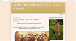 Desktop Screenshot of cumbrianwarmemorials.blogspot.com