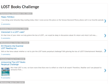 Tablet Screenshot of lostbookschallenge.blogspot.com