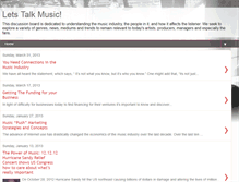 Tablet Screenshot of letstalkmusicblog.blogspot.com