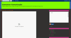 Desktop Screenshot of comunicarcomunicacao.blogspot.com