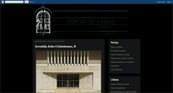 Desktop Screenshot of portasdelisboa.blogspot.com