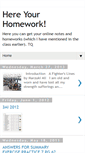 Mobile Screenshot of hereyourhomework.blogspot.com