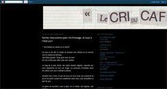 Desktop Screenshot of lecriducafe.blogspot.com