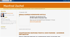 Desktop Screenshot of manfredzachel.blogspot.com