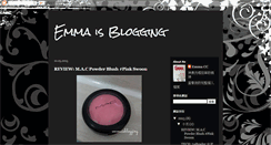 Desktop Screenshot of emma-is-blogging.blogspot.com