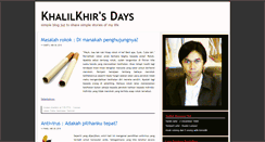 Desktop Screenshot of khalilkhir89.blogspot.com