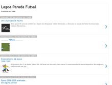 Tablet Screenshot of lagoaparadafutsaloficial.blogspot.com