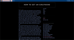 Desktop Screenshot of how-to-get-a-girlfriend90.blogspot.com