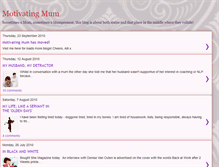 Tablet Screenshot of motivatingmum.blogspot.com