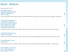 Tablet Screenshot of bookdownloadifileserve.blogspot.com
