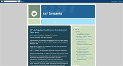 Desktop Screenshot of csrtanzania.blogspot.com
