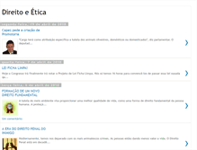 Tablet Screenshot of direitoajustica.blogspot.com