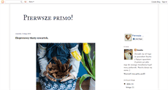 Desktop Screenshot of pierwszeprimo.blogspot.com