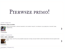 Tablet Screenshot of pierwszeprimo.blogspot.com