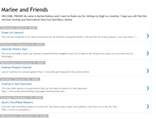 Tablet Screenshot of marleeandfriends.blogspot.com