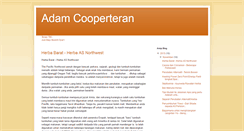 Desktop Screenshot of adamcooperteran.blogspot.com