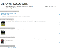 Tablet Screenshot of cretonart-la-compagnie.blogspot.com