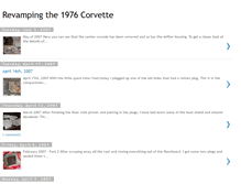 Tablet Screenshot of 1976corvette.blogspot.com