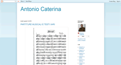 Desktop Screenshot of antoniocaterina.blogspot.com