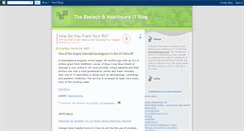 Desktop Screenshot of biohealthmatics.blogspot.com