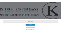 Tablet Screenshot of interiordesignerkazzy.blogspot.com