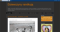 Desktop Screenshot of dziewczynywarszawy.blogspot.com