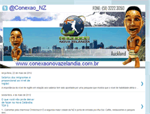 Tablet Screenshot of conexaonovazelandia.blogspot.com