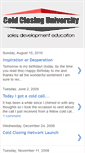 Mobile Screenshot of coldclosing.blogspot.com