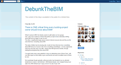 Desktop Screenshot of debunkthebim.blogspot.com