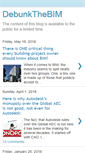 Mobile Screenshot of debunkthebim.blogspot.com
