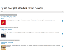 Tablet Screenshot of flyingoverpinkclouds.blogspot.com