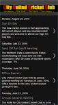 Mobile Screenshot of cityunitedcricket.blogspot.com