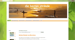 Desktop Screenshot of diebestenstrande.blogspot.com