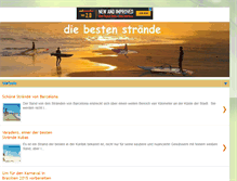 Tablet Screenshot of diebestenstrande.blogspot.com