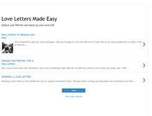 Tablet Screenshot of loveyouletter.blogspot.com