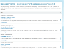 Tablet Screenshot of bespaarmama.blogspot.com