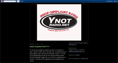 Desktop Screenshot of noisecomplaintradio.blogspot.com