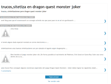 Tablet Screenshot of dragonquestmonsterjoker.blogspot.com