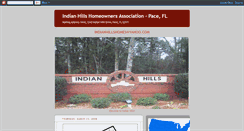 Desktop Screenshot of indian-hills-homeowners.blogspot.com