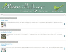 Tablet Screenshot of alisonhullyer.blogspot.com