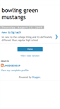 Mobile Screenshot of bowlinggreenmustangs.blogspot.com