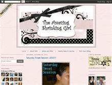 Tablet Screenshot of annie-shrinkinggirl.blogspot.com