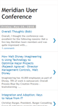 Mobile Screenshot of meridianuserconference.blogspot.com