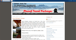 Desktop Screenshot of manalihotelpackages.blogspot.com