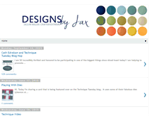 Tablet Screenshot of designsbyjax.blogspot.com