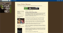 Desktop Screenshot of crazywritermommy.blogspot.com