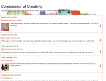 Tablet Screenshot of connoisseurofcreativity.blogspot.com