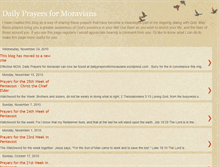 Tablet Screenshot of dailyprayersformoravians.blogspot.com