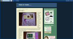 Desktop Screenshot of cleancreate.blogspot.com